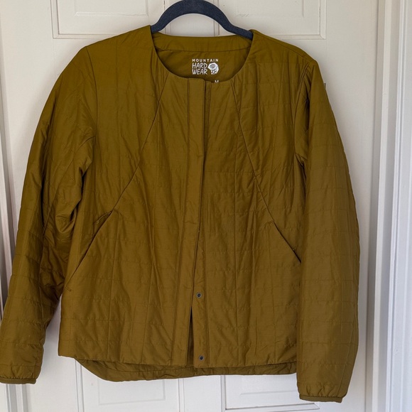 Mountain Hardwear Mustard Skylab Quilted Jacket